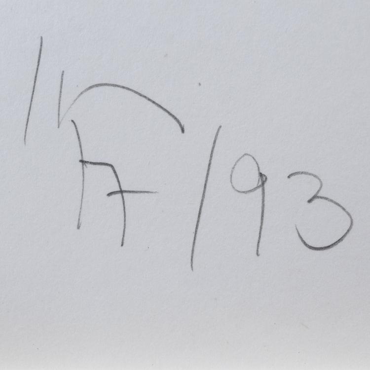 Bild 2 zu Objekt, 'Messerschnitte' (gr&uuml;n), 1993, Klaus Wolf (Imi) Knoebel, 160B 412