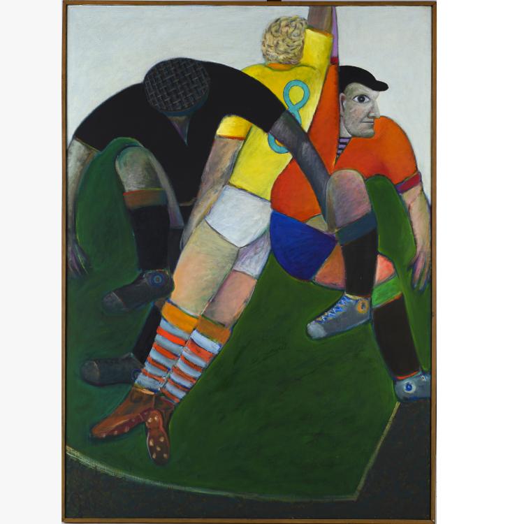 Hauptbild zu Objekt, '3 Spieler', 1963-65, Fritz Genkinger, 160B 302