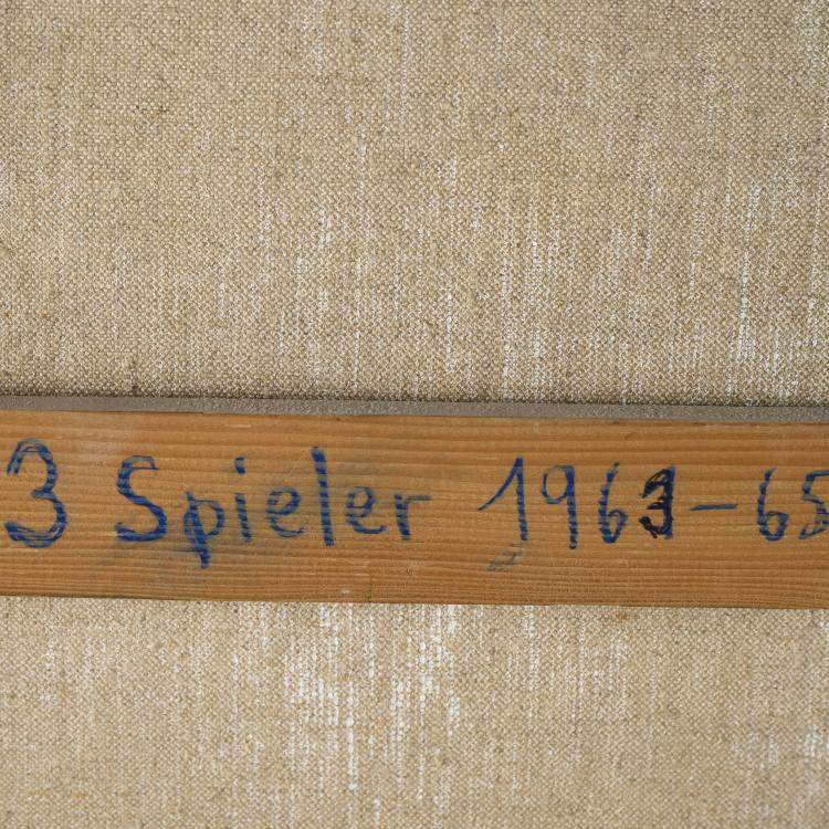 Bild 2 zu Objekt, '3 Spieler', 1963-65, Fritz Genkinger, 160B 302