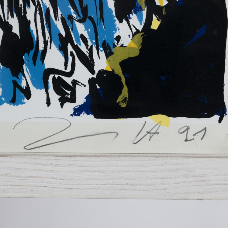 Bild 1 zu Objekt, 'Caf&eacute; de Flore', 1991, J&ouml;rg Immendorff, 160B 406