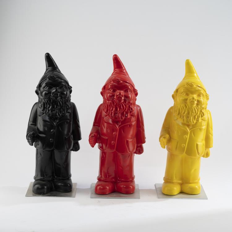 Hauptbild zu Objekt, Drei Zwerge 'Welcome', 1998, Ottmar H&ouml;rl, 160B 437