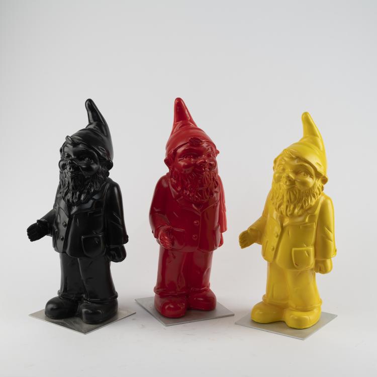 Bild 1 zu Objekt, Drei Zwerge 'Welcome', 1998, Ottmar H&ouml;rl, 160B 437