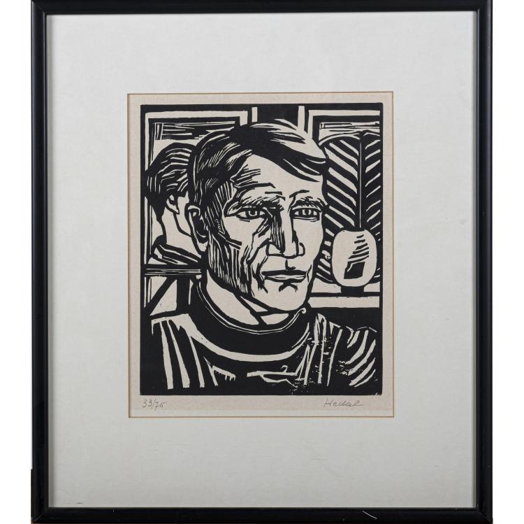 Hauptbild zu Objekt, Ohne Titel (Mann), um 1965, Erich Heckel, 160B 241