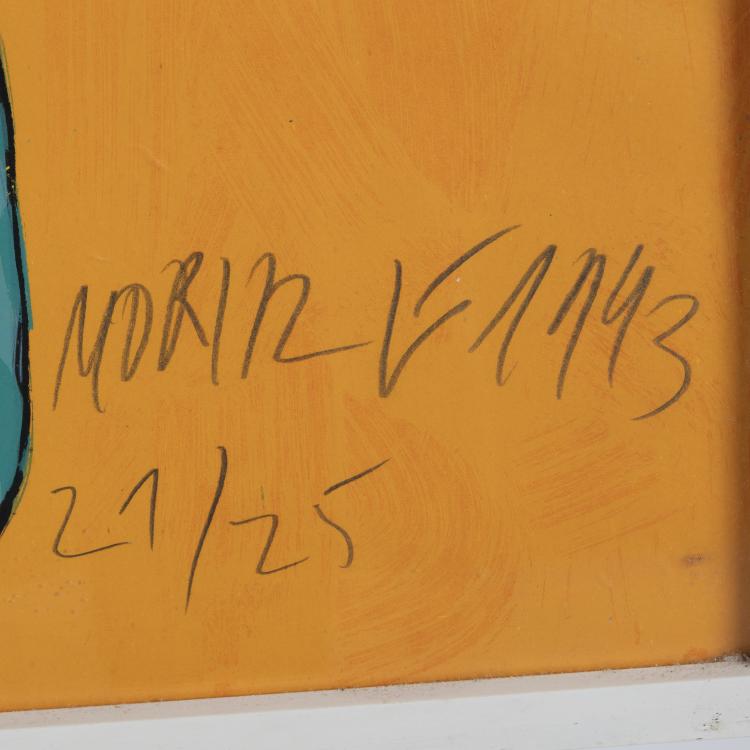 Bild 1 zu Objekt, 2 sheets untitled (Mary Long and Dog), 1993/1994, Moritz Goetze, 160B 415