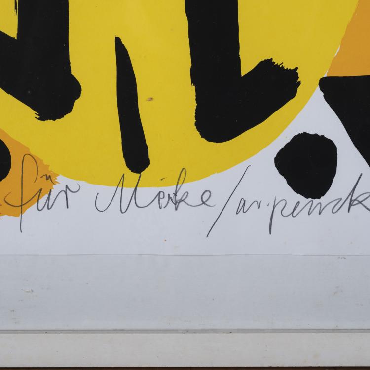 Bild 1 zu Objekt, Ohne Titel (abstrakte Komposition), 1993, A. R. Penck, 160B 403