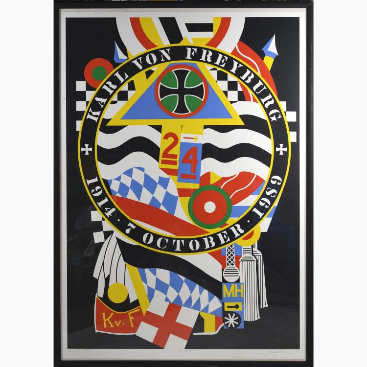 Hauptbild zu Objekt, 'The Hartley-Elegies: the Berlin-Series, KvF I', 1990, Robert Indiana, 160B 337