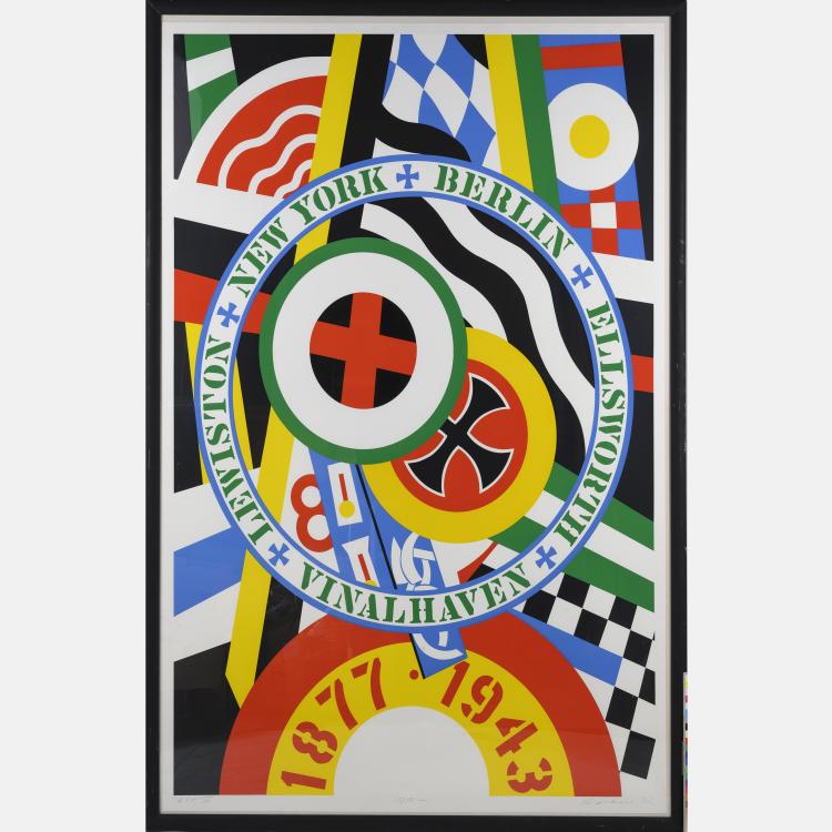Hauptbild zu Objekt, 'The Hartley-Elegies: the Berlin-Series, KvF IV', 1990, Robert Indiana, 160B 338