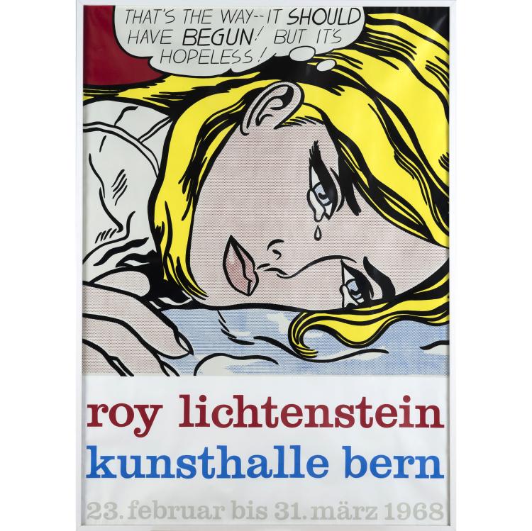 Hauptbild zu Objekt, Exhibition poster Kunsthalle Bern, 1968, Roy Lichtenstein (after), 160B 238