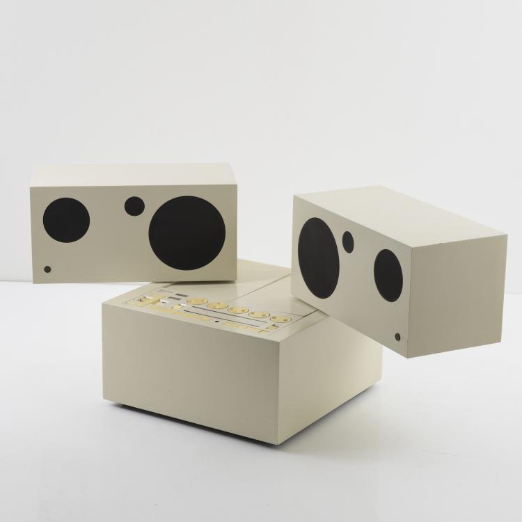 Hauptbild zu Objekt, Stereoanlage 'RR 130 - Totem', 1970, Mario Bellini, Brionvega, Mailand, 158A 224