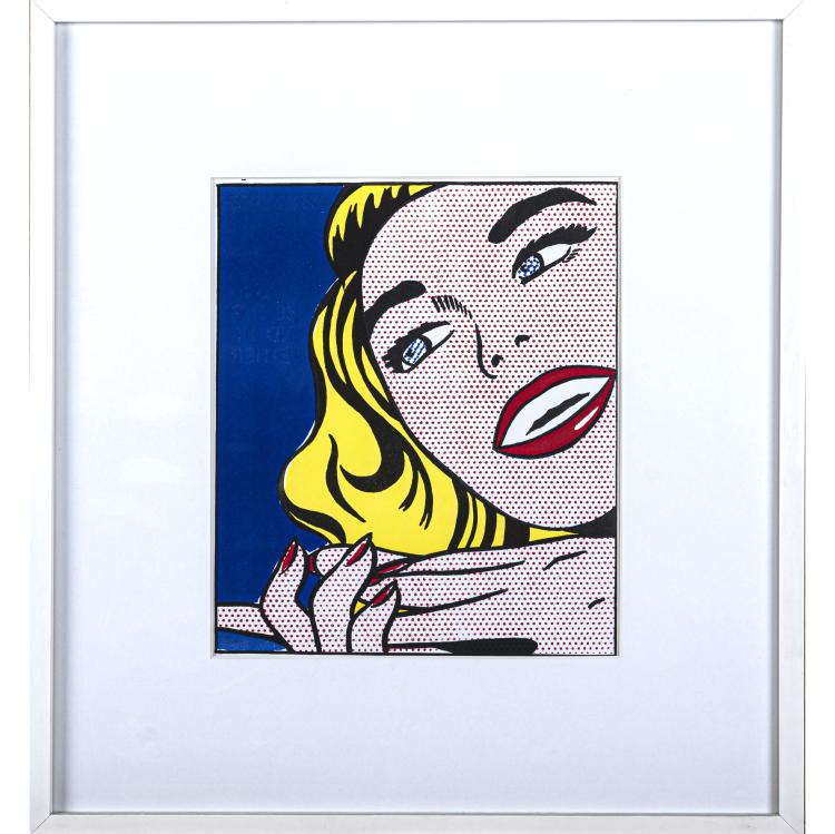Hauptbild zu Objekt, 'Girl' from 'One Cent Life', 1964, Roy Lichtenstein, 160B 168