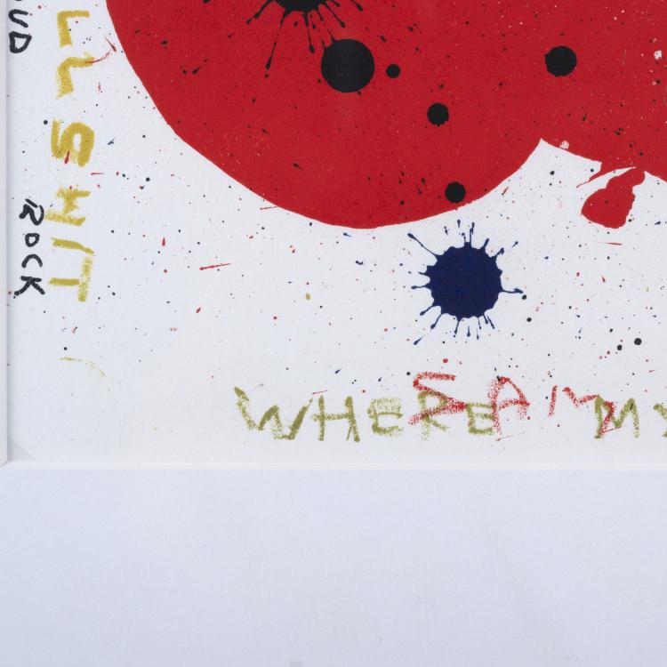 Bild 1 zu Objekt, 'Cloud Rock' aus 'One Cent Life', 1964, Sam Francis, 160B 174