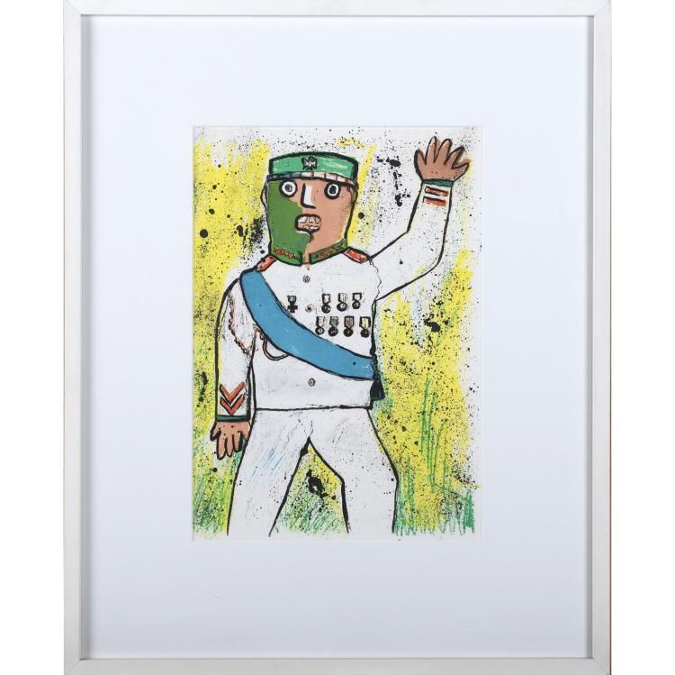 Hauptbild zu Objekt, 'Generale' from 'One Cent Life', 1964, Enrico Baj, 160B 175