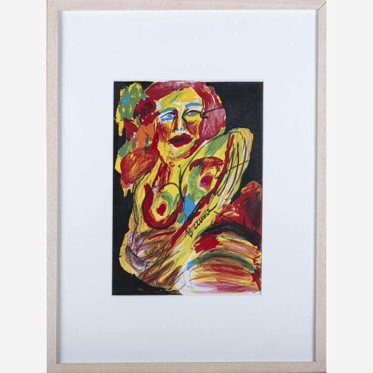 Hauptbild zu Objekt, Ohne Titel, 1963 aus 'One Cent Life', 1964, Walasse Ting, 160B 298