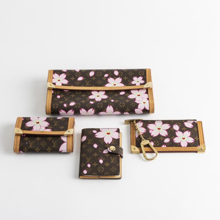 Hauptbild zu Objekt, Vier Kleinlederaccessoires 'Cherry Blossom', 2003, Louis Vuitton,Takashi Murakami, Vuitton, Louis, Paris, 160E 819