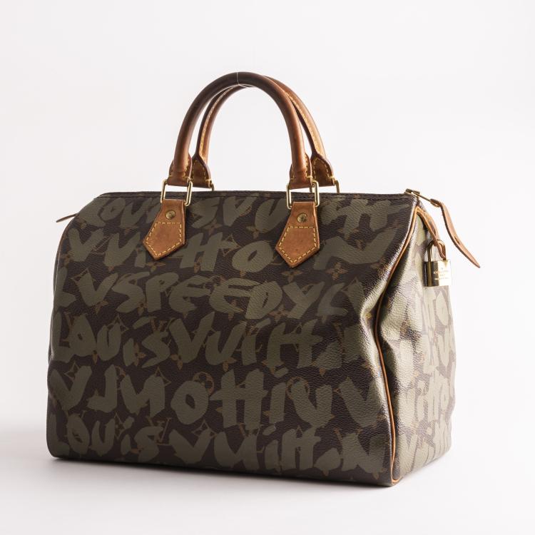 Hauptbild zu Objekt, 'Speedy Graffiti 30' handbag, 2001, Louis Vuitton,Stephen Sprouse, Vuitton, Louis, Paris, 160E 813