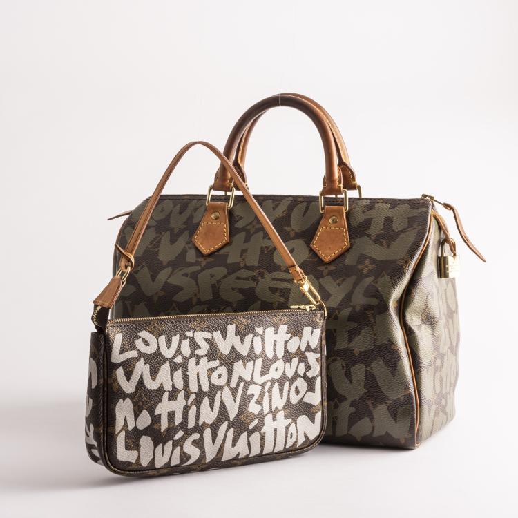 Bild 2 zu Objekt, 'Pochette Accessoires Graffiti' handbag, 2001, Louis Vuitton,Stephen Sprouse, Vuitton, Louis, Paris, 160E 812