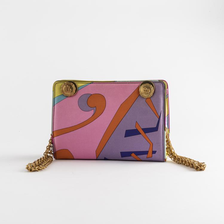 Bild 1 zu Objekt, Handtasche mit Farbfeldern, Pucci, Emilio, Florenz, 160E 844