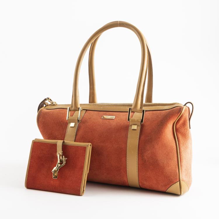 Hauptbild zu Objekt, 'Boston Bag' handbag with wallet, Gucci, Florenz, 160E 837