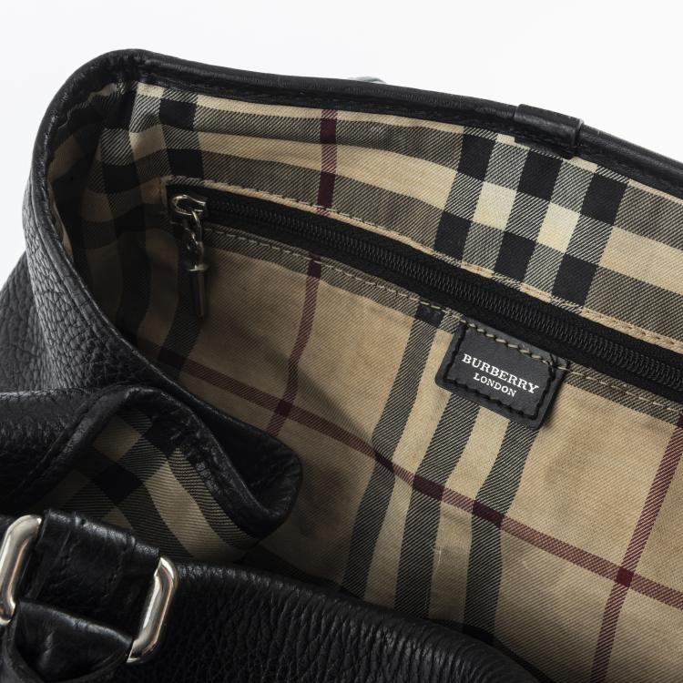 Bild 3 zu Objekt, Handbag with black leather, Burberry, London, 160E 829