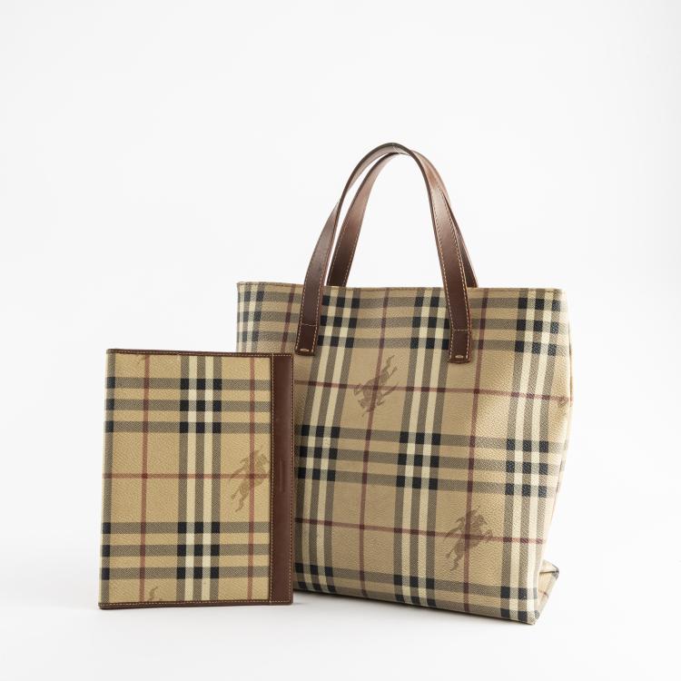 Hauptbild zu Objekt, Handtasche und Dokumentenmappe, Burberry, London, 160E 830