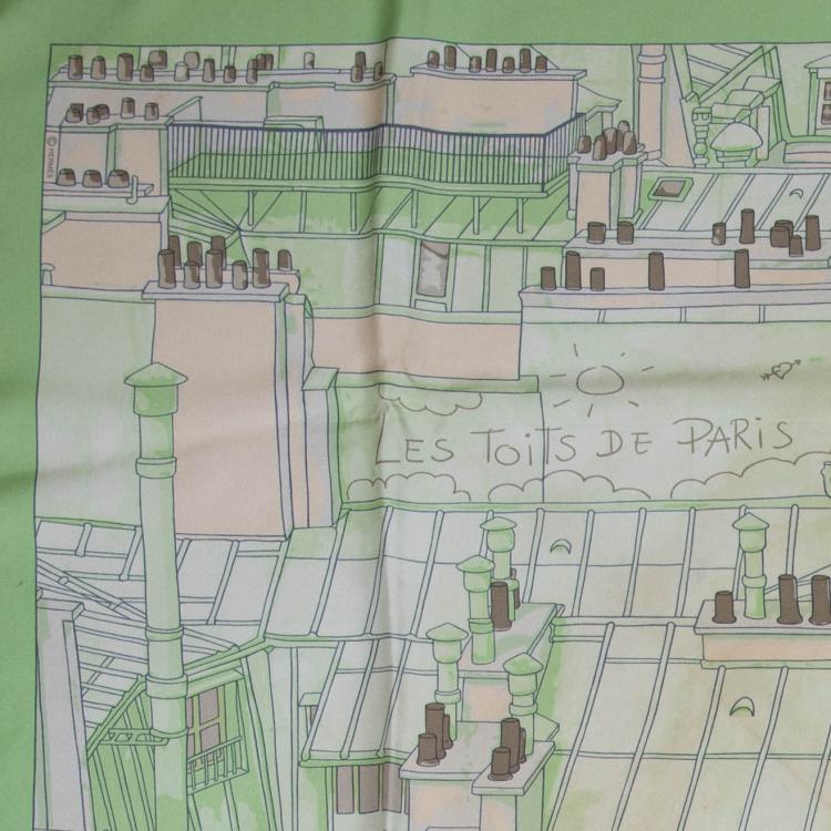 Bild 1 zu Objekt, Seidentuch 'Les Toits de Paris', 2006, Dimitri Rybaltchenko, Herm&egrave;s, Paris, 160E 796