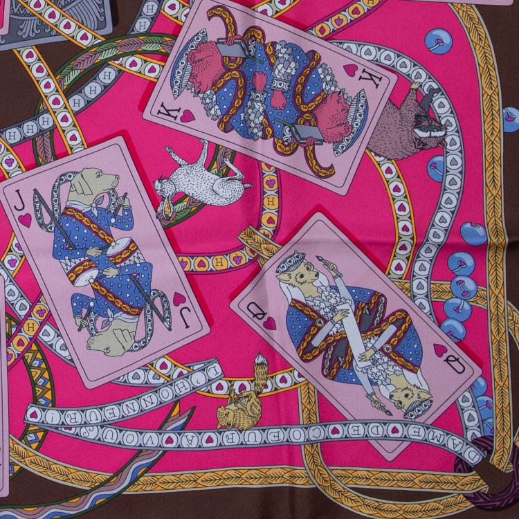 Bild 1 zu Objekt, Seidentuch 'Dame de Coeur &agrave; vous L'Honneur!', 2011, Pierre Marie, Herm&egrave;s, Paris, 160E 791