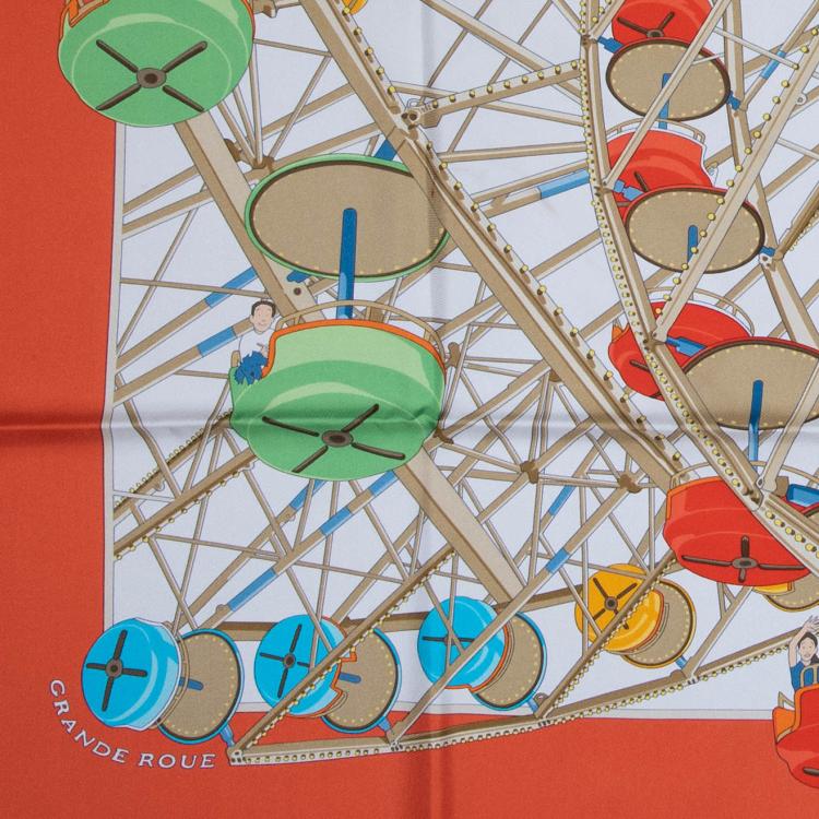 Bild 1 zu Objekt, Seidentuch 'Grande Roue', Dimitri Rybaltchenko, Herm&egrave;s, Paris, 160E 794