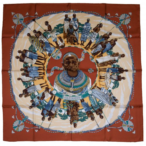 'Perles du Kenya' scarf, 1997