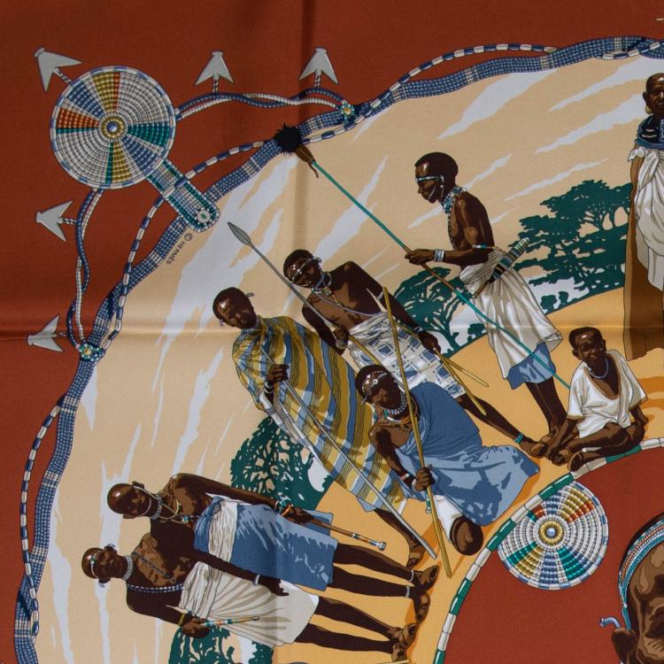 Bild 1 zu Objekt, 'Perles du Kenya' scarf, 1997, Dimitri Rybaltchenko, Herm&egrave;s, Paris, 160E 795