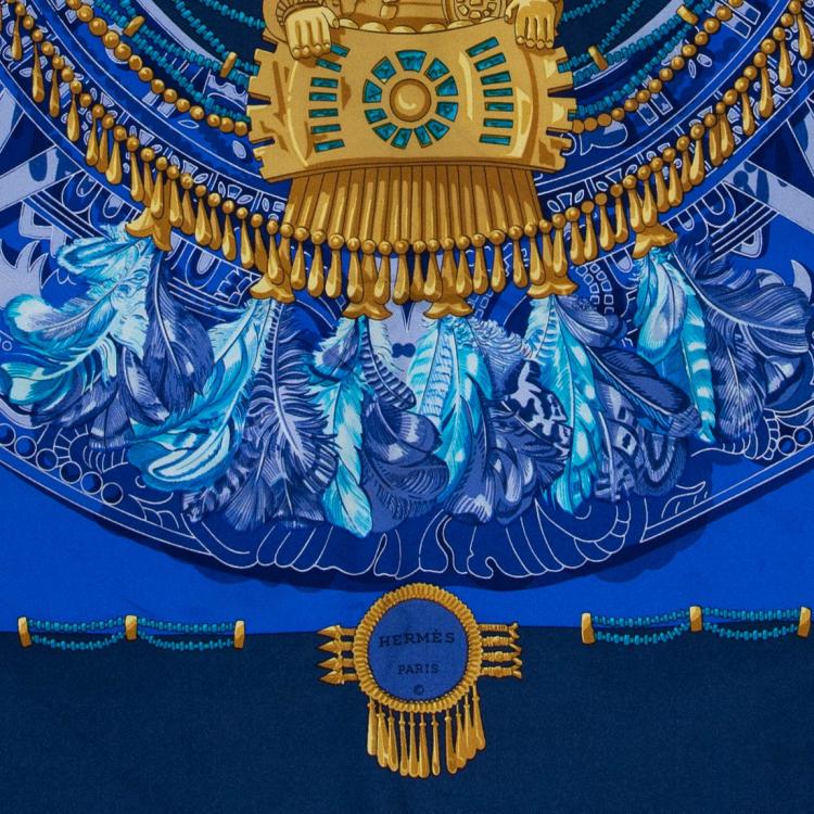 Bild 1 zu Objekt, 'L'Or des Incas' scarf, Cathy Latham, Herm&egrave;s, Paris, 160E 787