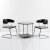 2 'RB 1' armchairs, table, c. 1939