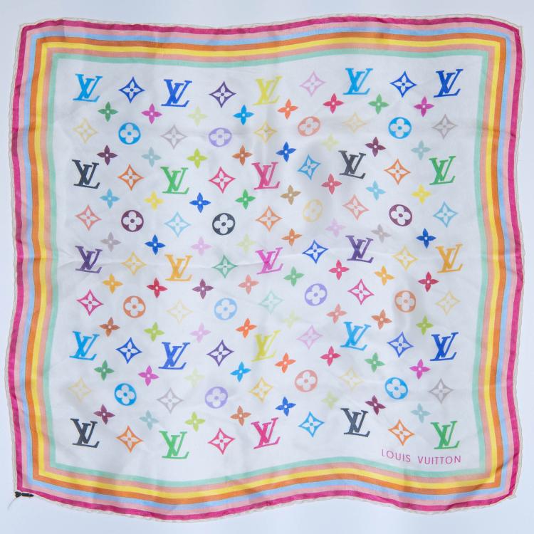 Hauptbild zu Objekt, Seidentuch 'Multicolor', 2002, Louis Vuitton,Takashi Murakami, Vuitton, Louis, Paris, 160E 815