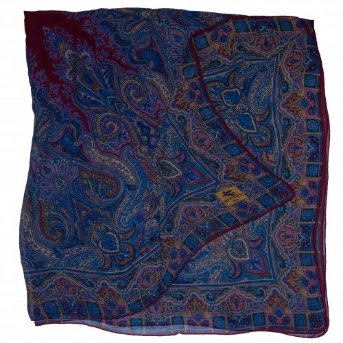 Scarf with a paisley pattern