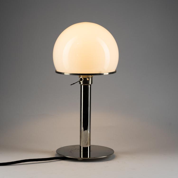 Hauptbild zu Objekt, 'WG 24' table light, 1924, Wilhelm Wagenfeld, Tecnolumen, Bremen, 160B 177
