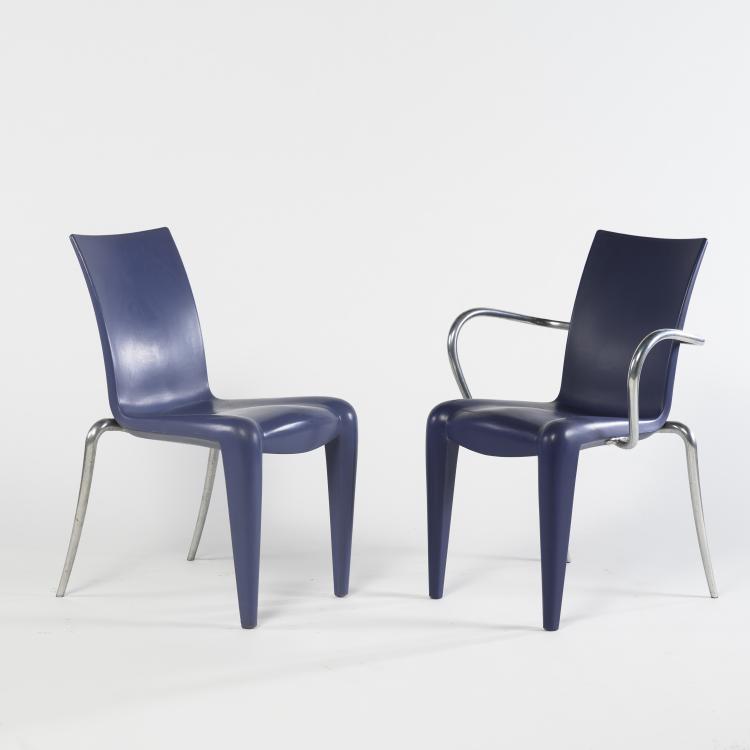 Hauptbild zu Objekt, 2 'Louis XX' chairs, 1991, Philippe Starck, Vitra, Weil am Rhein, 160B 401
