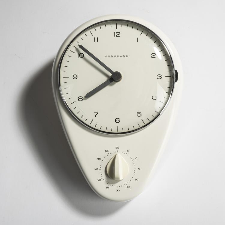 Hauptbild zu Objekt, Kitchen clock, 1956/57, Max Bill, Junghans, Schramberg, 158B 465