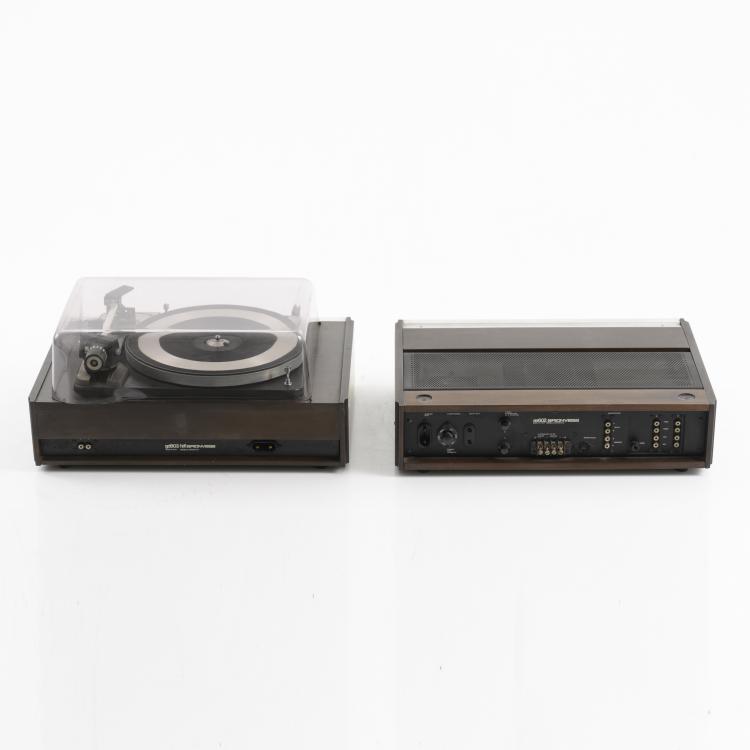Bild 1 zu Objekt, Plattenspieler 'gd 803', Tuner 'as 602' und zwei Lautsprechern 'da 903', 1967, Achille Castiglioni,Pier Giacomo Castiglioni, Brionvega, Mailand, 160A 96