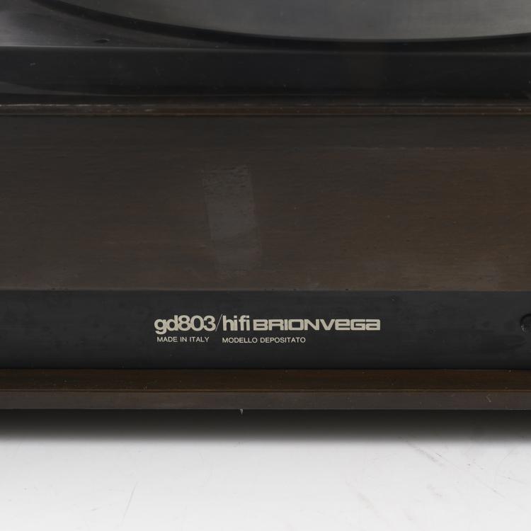Bild 3 zu Objekt, Plattenspieler 'gd 803', Tuner 'as 602' und zwei Lautsprechern 'da 903', 1967, Achille Castiglioni,Pier Giacomo Castiglioni, Brionvega, Mailand, 160A 96