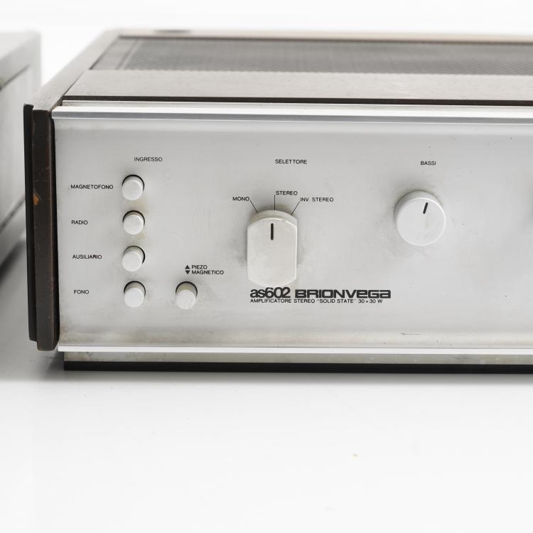 Bild 10 zu Objekt, Plattenspieler 'gd 803', Tuner 'as 602' und zwei Lautsprechern 'da 903', 1967, Achille Castiglioni,Pier Giacomo Castiglioni, Brionvega, Mailand, 160A 96