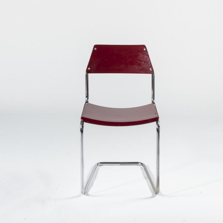 Bild 2 zu Objekt, 6 armchairs, 1950s, Mauser-Werke, Waldeck, 158B 393