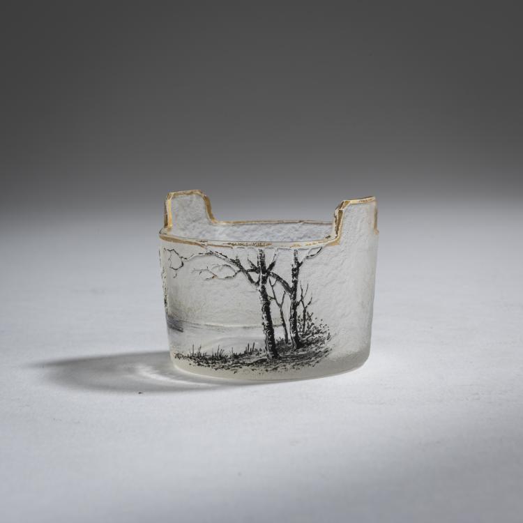 Bild 1 zu Objekt, Salzf&auml;sschen 'Delft', um 1898, Daum Fr&egrave;res, Nancy, 159B 93