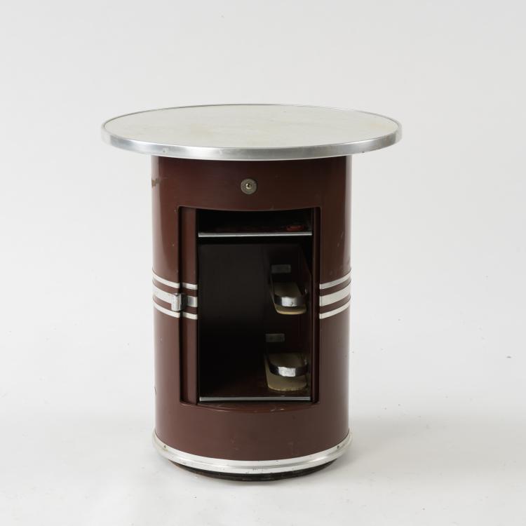 Hauptbild zu Objekt, 'Tanger / S' side table / liquor cabinet, c. 1954, Mauser-Werke, Waldeck, 158B 404