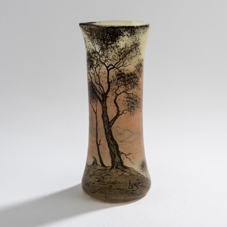 Hauptbild zu Objekt, Vase 'Paysage lacustre', um 1915-20, Legras & Cie., Saint-Denis, 159B 220