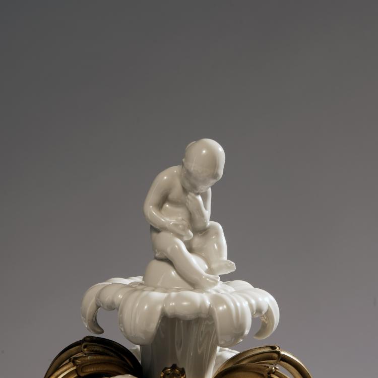 Bild 1 zu Objekt, Candelabrum from the 'Wedding Parade', 1908, Adolph Amberg, Berlin, KPM, 159C 499