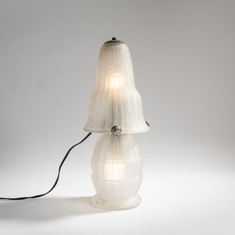 Hauptbild zu Objekt, Tischleuchte, um 1930, Daum Fr&egrave;res, Nancy, 159B 161