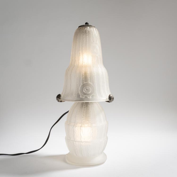 Bild 1 zu Objekt, Tischleuchte, um 1930, Daum Fr&egrave;res, Nancy, 159B 161