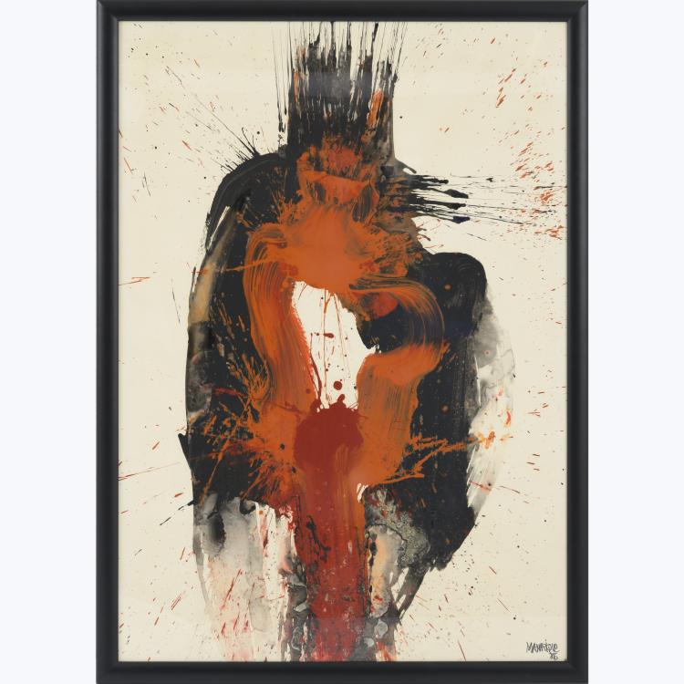 Hauptbild zu Objekt, Untitled (abstract composition), 1986, C&eacute;sar Manrique, 160C 545