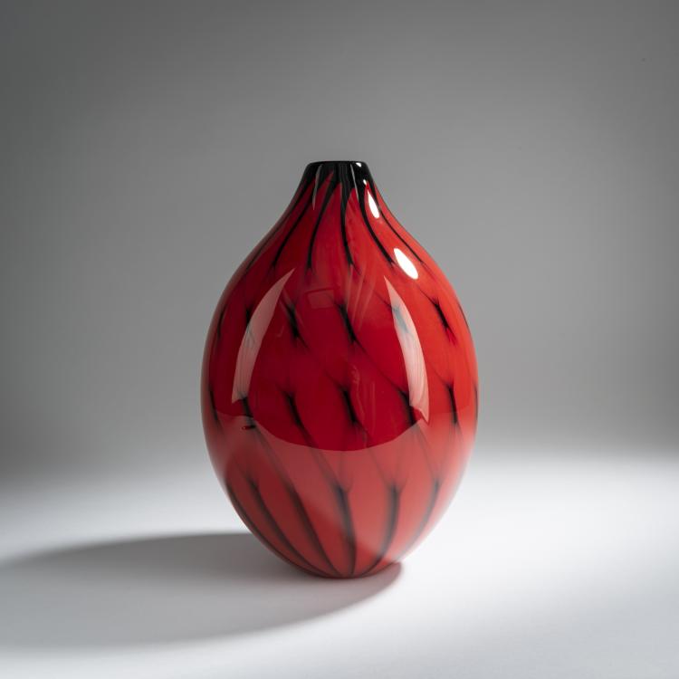 Bild 1 zu Objekt, 'Arnia' vase from the 'Polline' series, c. 2001, Pierpaolo Seguso, Seguso Viro, Murano, 158C 943