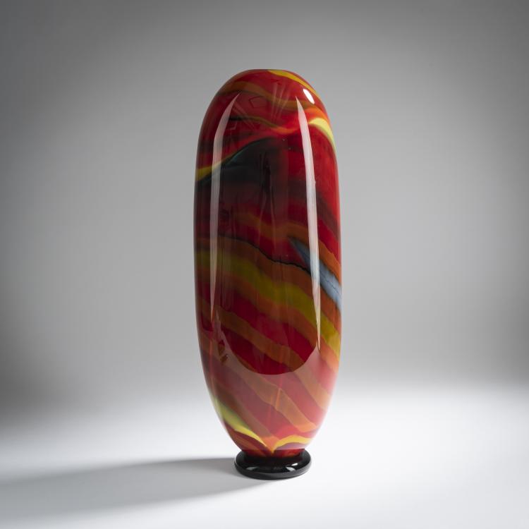 Hauptbild zu Objekt, 'Savana' vase, c. 1995, Seguso Viro, Murano, 158C 942