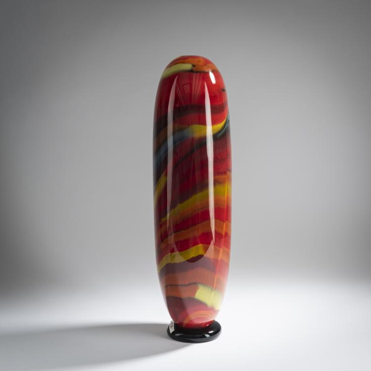 Bild 1 zu Objekt, 'Savana' vase, c. 1995, Seguso Viro, Murano, 158C 942